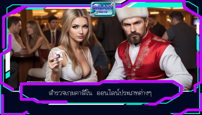 สำรวจเกมคาสิโน ออนไลน์ประเภทต่างๆ